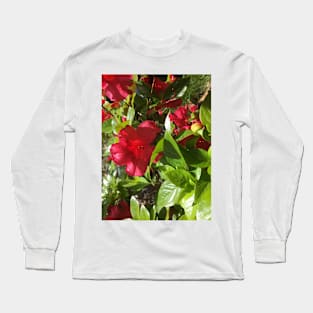 A Jungle of Red Azaleas Long Sleeve T-Shirt